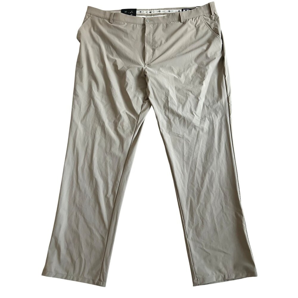 Westport Black Men's Size 52 Techno Stretch Pants Beige Quick Dry